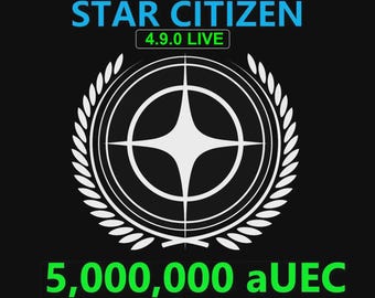 Star Citizen - 5,000,000 aUEC (alpha UEC) for 4.9.0 LIVE Express Delivery