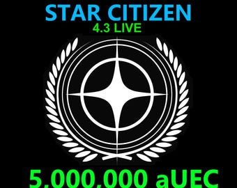 Star Citizen - 5,000,000 aUEC (alpha UEC) for 4.3 LIVE Express Delivery