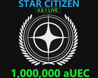 Star Citizen - 1,000,000 aUEC (alpha UEC) for 4.8.1 LIVE Express Delivery