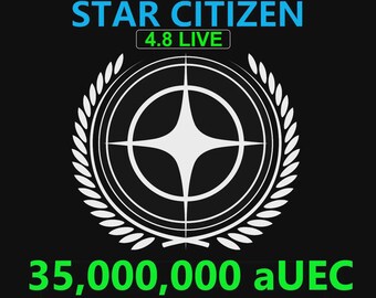 Star Citizen - 35,000,000 aUEC (alpha UEC) for 4.8 LIVE Express Delivery