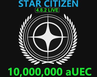 Star Citizen - 10,000,000 aUEC (alpha UEC) for 4.8.2 LIVE Express Delivery