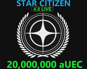 Star Citizen - 20,000,000 aUEC (alpha UEC) for 4.8 LIVE Express Delivery