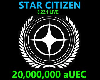 Star Citizen - 20 000 000 d'aUEC (alpha UEC) pour la livraison express 3.22.1 LIVE