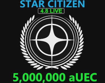 Star Citizen - 5,000,000 aUEC (alpha UEC) for 4.8 LIVE Express Delivery
