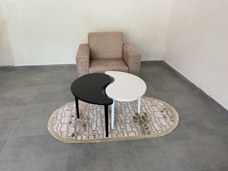 Yin Yang Table, Wooden Modern Style Coffee Table, "ying Yang Yong ...