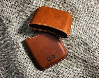 Handmade Genuine Leather Cigarette Case – 20-Capacity, Customizable, Stylish & Durable Cigarette Pouch