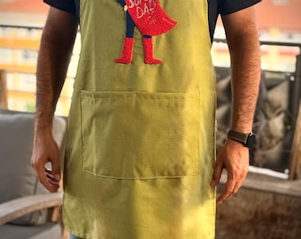 Grembiule da chef personalizzato per papà: divertente regalo di cucina