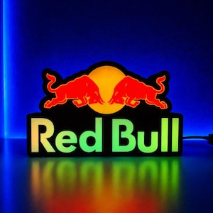 レッドブル　ネオンサイン　RedBull RedBull LEDネオンサイン ネオン看板 3色 USB電源 調光調整付