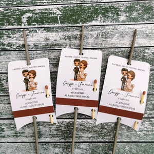 Scintille taglio torta matrimonio.TAGS SPARKLER personalizzati per matrimonio,Let Love Sparkle, festa, anniversario, fidanzamento, Scintille d'amore