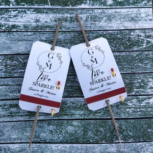 Etichette personalizzate per scintille per matrimonio, etichette per scintille per matrimonio, scintille taglio torta matrimonio, festa, anniversario, fidanzamento