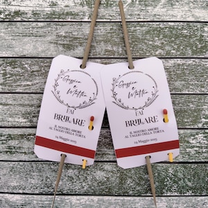Cartoncini scintille matrimonio.Personalized SPARKLER TAGS for wedding,Let Love Sparkle, party, anniversary, engagement ,Scintille d'amore