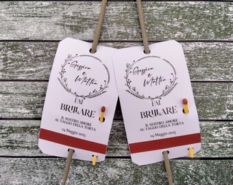 Cartoncini scintille matrimonio.Personalized SPARKLER TAGS for wedding,Let Love Sparkle, party, anniversary, engagement ,Scintille d'amore