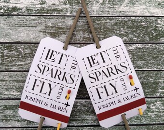 Personalized Sparklers Tags for wedding ,Sparklers Tags For Wedding,Scintille taglio torta matrimonio, party, anniversary, engagement