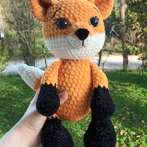 Patrón de crochet de zorro (PDF en inglés)