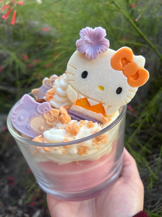 Hello Kitty Candle - Etsy