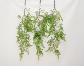 Fake Pteridium Aquilinum Long Vine, Artificial Fern Wall Hanging, Fake Plant Leaf, False Succulents, Home Greenery Decor, for Wreaths Arch