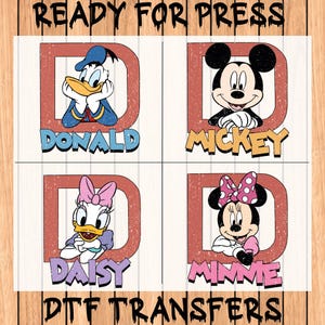 Mickey Mouse Dtf Transfers, Heat Press Ready To Press, Mickey Direct To Film, Hot Peel Dtf, Trendy Disney Prints Dtf, Mickey Head Design Dtf