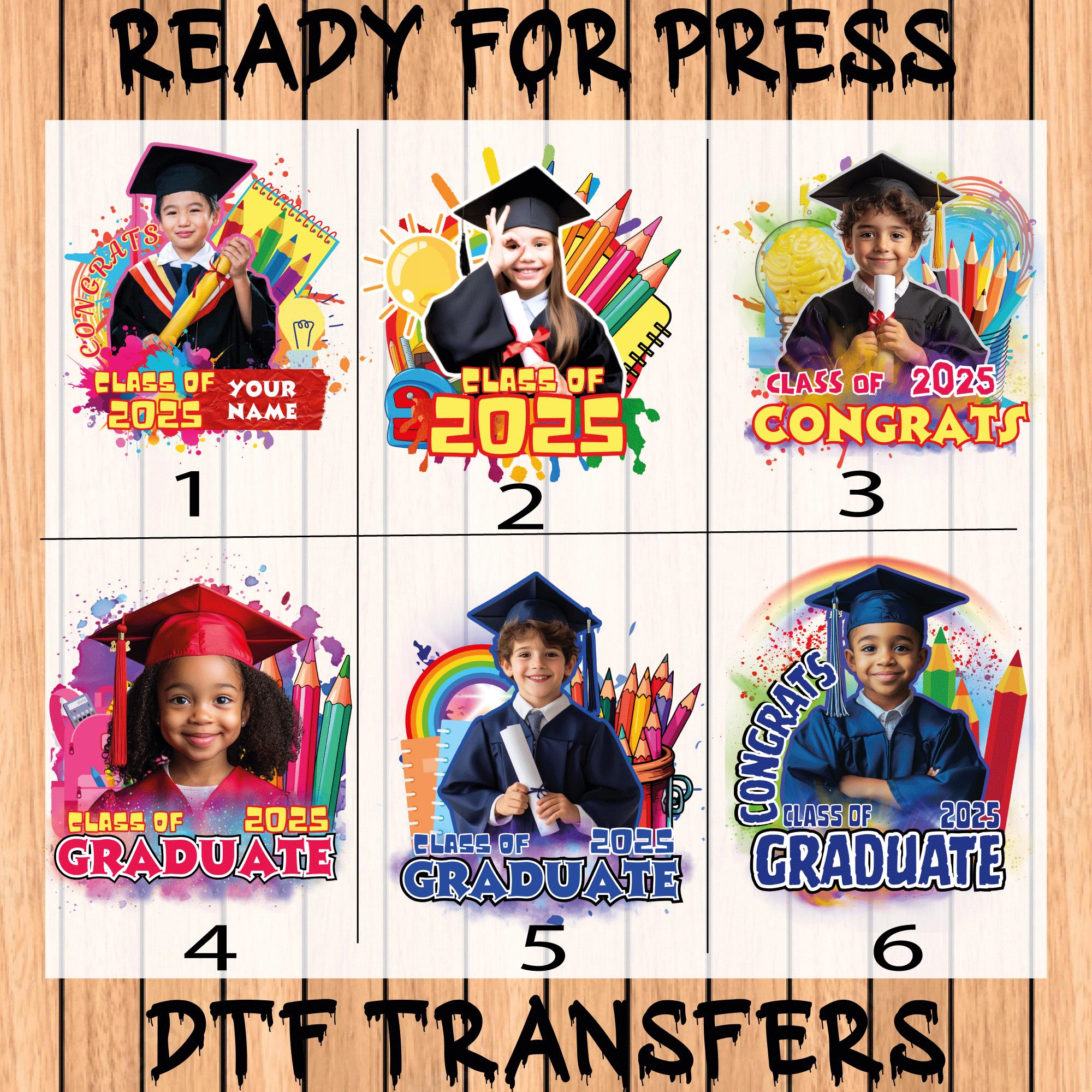 Kindergarten Graduation DTF Transfer: Kids Grade School Design - Etsy