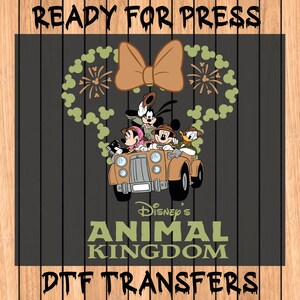 Disney Animal Kingdom Ready To Press,Safari Family Matching Dtf Transfers,Disney Silhouette Dtf Transfers,Disney Dtf Transfers