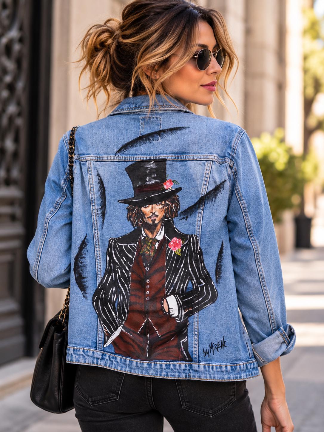 Johnny Depp Denim Jacket - Etsy