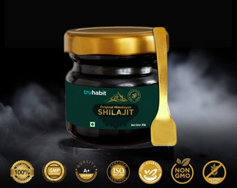 100% Premium Grade "A" Quality Himalayan Shilajit Soft Resin | 20g | 40g - Collected from ~18000 feet altitudes of the Himalayas