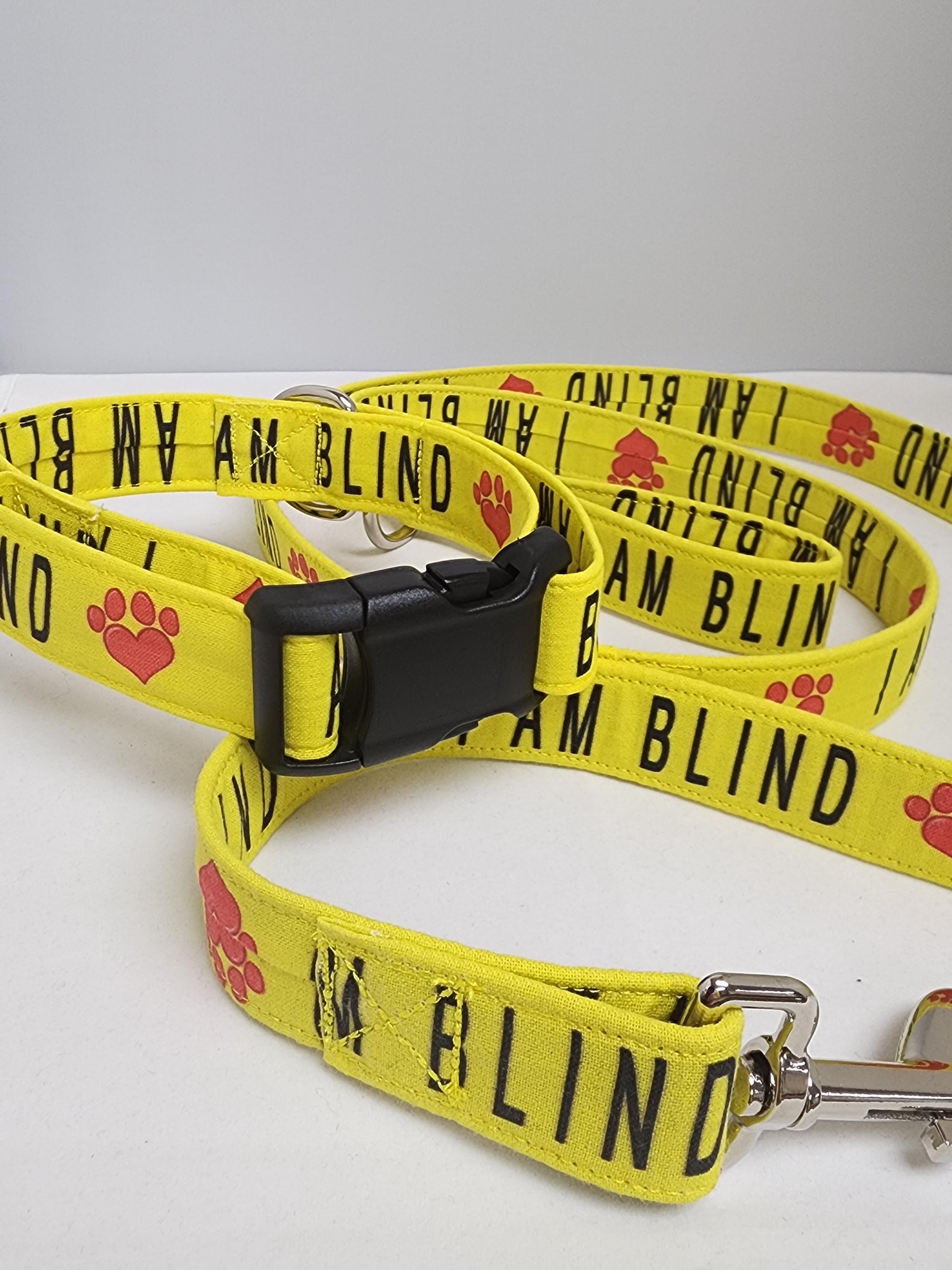 I'm Blind Dog Collar