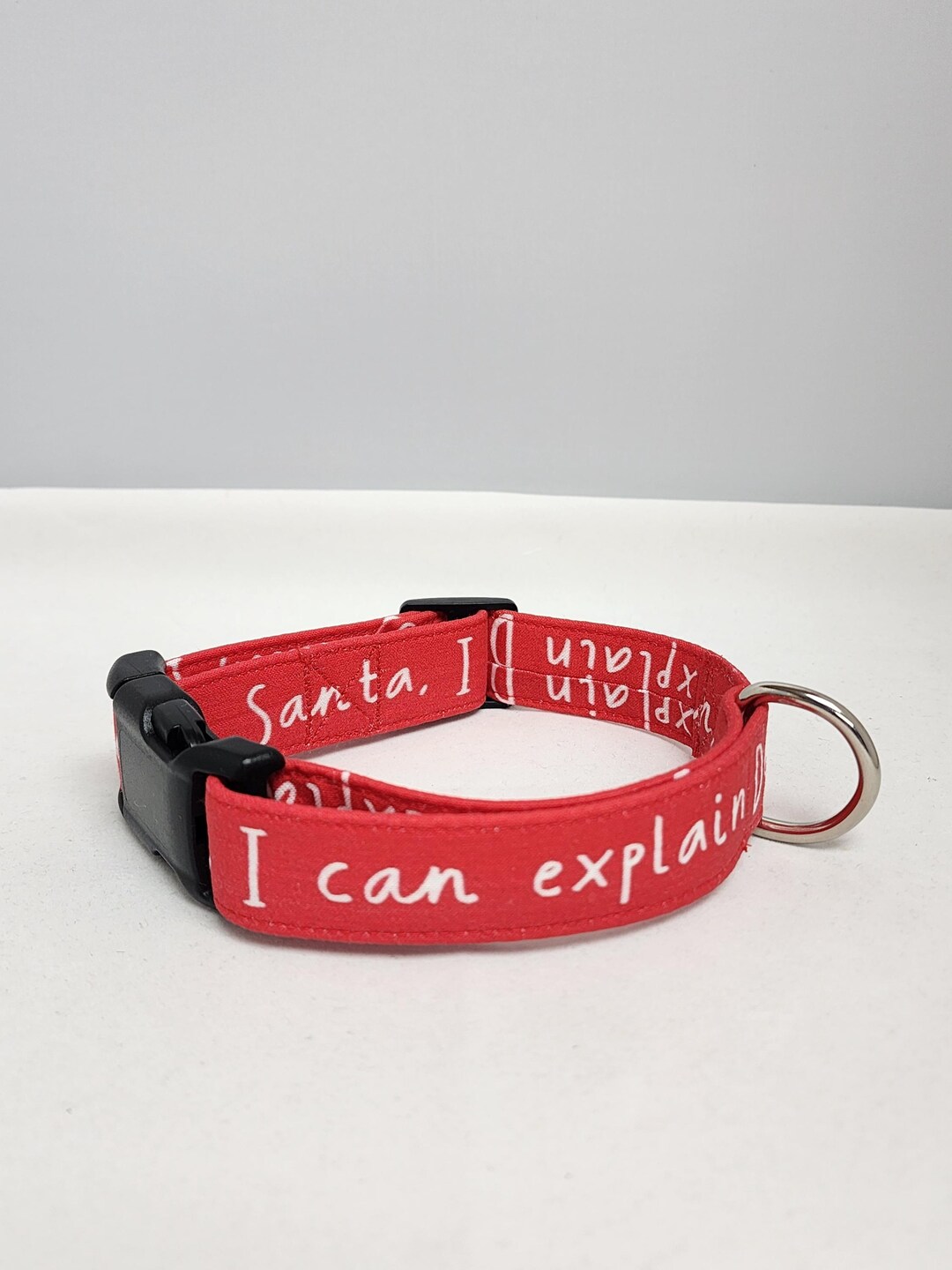 Dear Santa I Can Explain! Dog Collar - Etsy