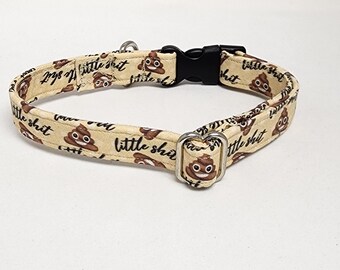 Little Shit in Tan Dog Collar