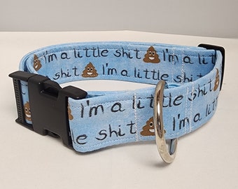 I'm a Little Shit in Blue Dog Collar