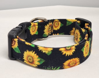 Sun Flowers Dog Collar