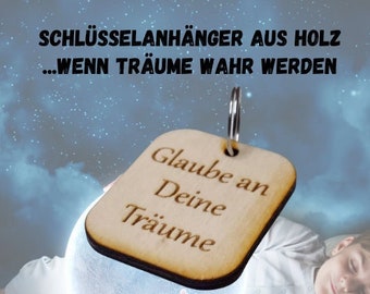 Personalisierter Schlüsselanhänger, Träume, Traumfänger, Auto Schlüsselanhänger, Schlüsselanhänger mit Gravur, geschenk beste freunde