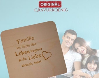 Familie, Familie Willkommensschild, Holzschild, Liebe verschenken, Spruch Schild, Sprüche aus Holz, Spruch Schild Holz