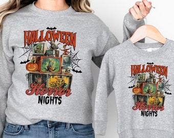 Halloween Horror Nights Sweatshirt, Halloween Sweatshirt, Halloween Horror Movie Sweatshirt, Halloween Party, Halloween Gift, Halloween Tee