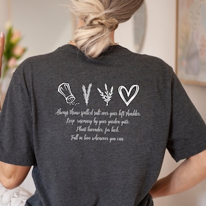 Practical Magic T-Shirt, Salt Rosemary Lavender Love T Shirt, Magic Spell Shirt, Inspirational Shirt, Practical Magic Quote Shirt