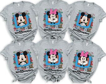 Retro Cartoon Character T-Shirt – Vintage Theme Park Inspired Shirt – Colorful Fun Graphic Unisex Tee -Kawaii Style Shirt