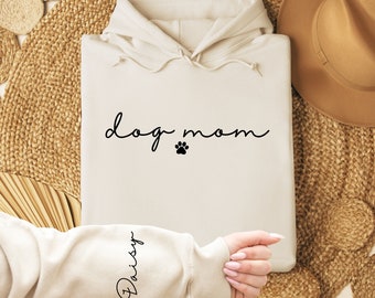 Personalized Dog Hoodie, Custom Dog Mom Hoodie, Mothers Day Hoodie, Dog Mama Hoodie, Dog Lover Hoodie, Personalized Pet Hoodie, Gift for Mom