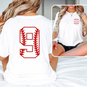Custom Name Baseball T-Shirt, Personalized Baseball Mom T Shirt, Baseball Name Shirt, Baseball Lover Shirt, Sport Mom Shirt, Baseball Gift