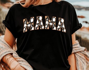 Halloween Mama Ghost T-Shirt, Cute Mama Ghost T-Shirt, Retro Halloween Mama Shirt, Mom Fall Halloween TShirt, Spooky Mom Shirt, Gift for Mom