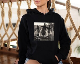 Girls Will Be Girls Witch Hoodie, Halloween Gift