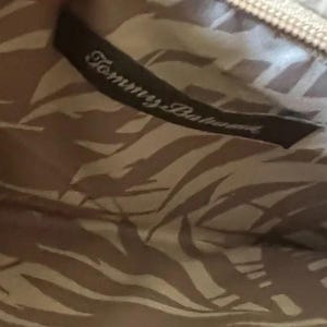 Vintage Tommy Bahama Beaded Mother Of Pearl Clutch Purse Handbag Tropical Design image 6