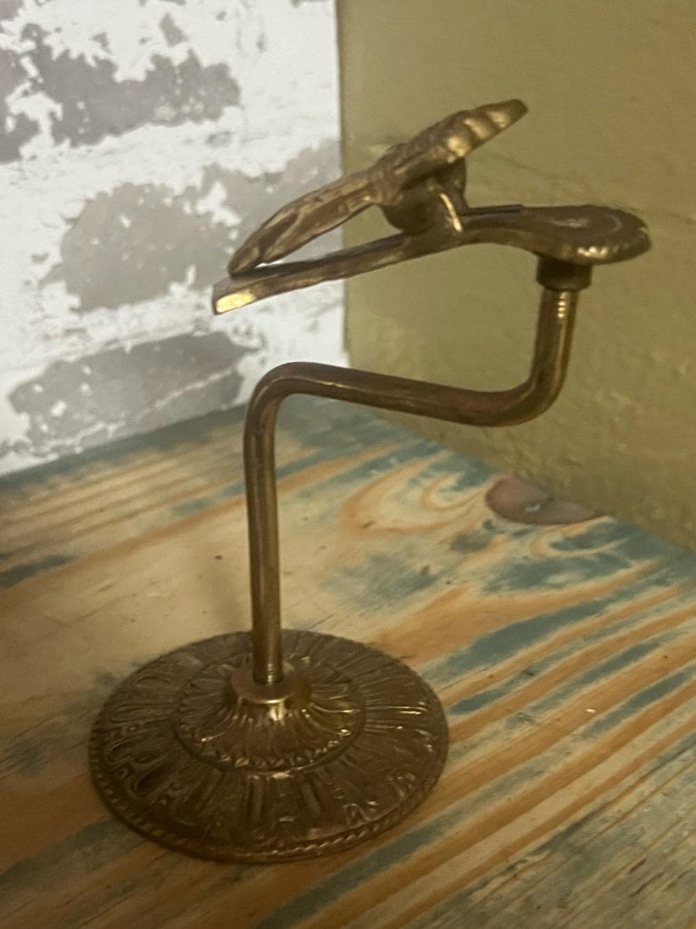 Victorian Brass Hand Clip Stand - Etsy