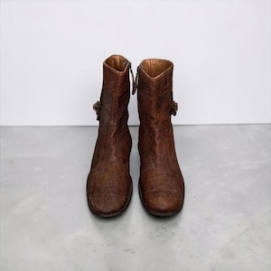 john varvatos Brown Suede Lace Up Moc Ankle Boots Handmade Italy Mens 9.5 Rare John varvatos boots - Gem main image 2