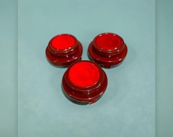 3er Set Vintage Holz Drehbarer Ständer Halter Basis Runde Holzkugel