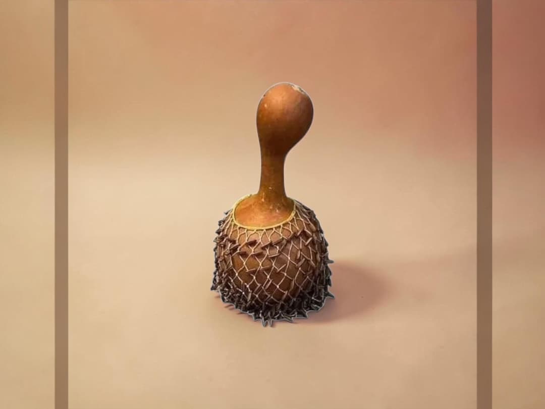 African Gourd Sandstone Bead Shaker Rattle Burkina Faso - Etsy