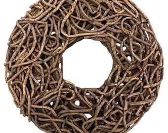 NOVA Guirlanda de Natal Clássica com Galhos Naturais Marrons para Porta