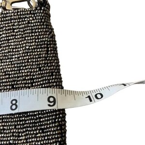 Vintage Tommy Bahama Beaded Mother Of Pearl Clutch Purse Handbag Tropical Design image 7