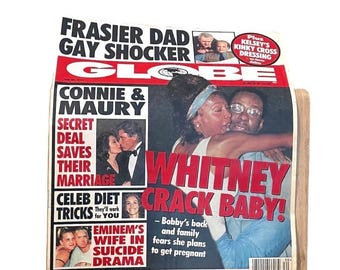 Globe Magazine 25 JULI 2000 Whitney och Bobby.