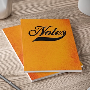 Cahier à couverture souple d'inspiration vintage, parfait pour tenir un journal, prendre des notes et écrire des devoirs, cadeau pour les étudiants en écriture