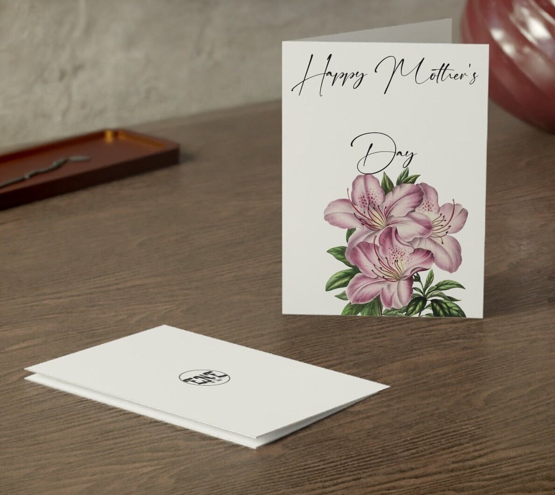 Vintage Elegance Happy Mothers Day Card - Etsy