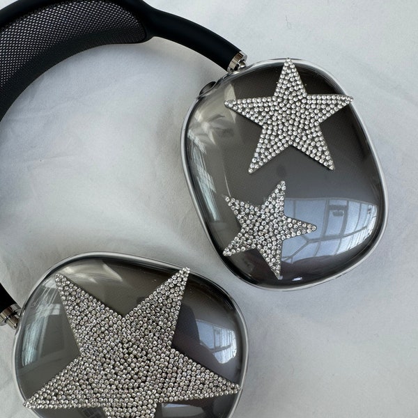 Airpod Max Cover, Rhinestones Airpods Max, Airpod Max Accessories, Y2K Stars Airpod Max Case